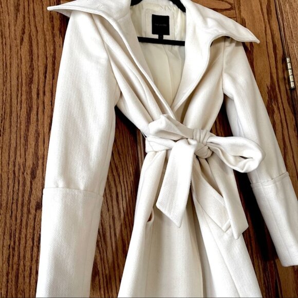 The Limited Cream Pea Coat Small - Picture 4 of 5